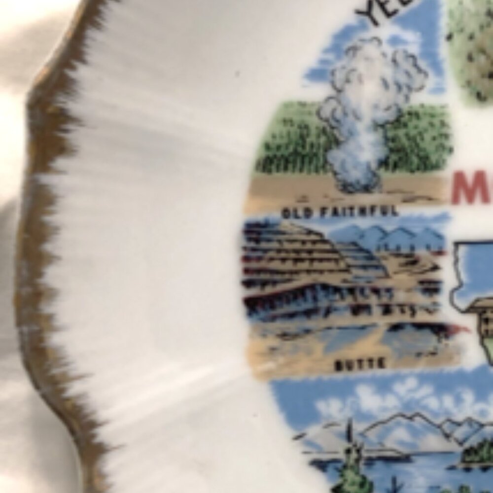 Vintage Souvenir State Plate Montana 💸 - Picture 2 of 5